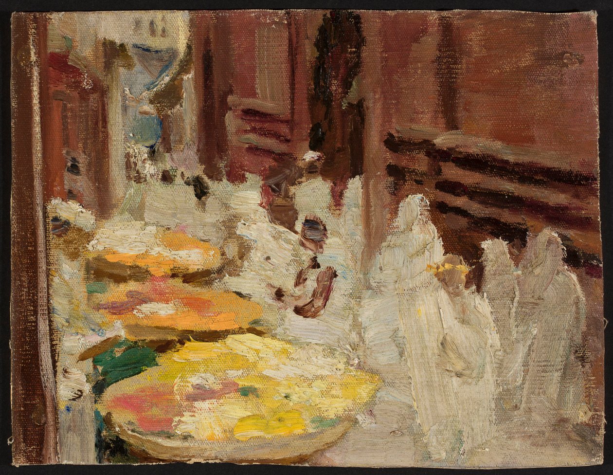 Bénarès. Marché aux fleurs pour la vache sacrée. Extrait d