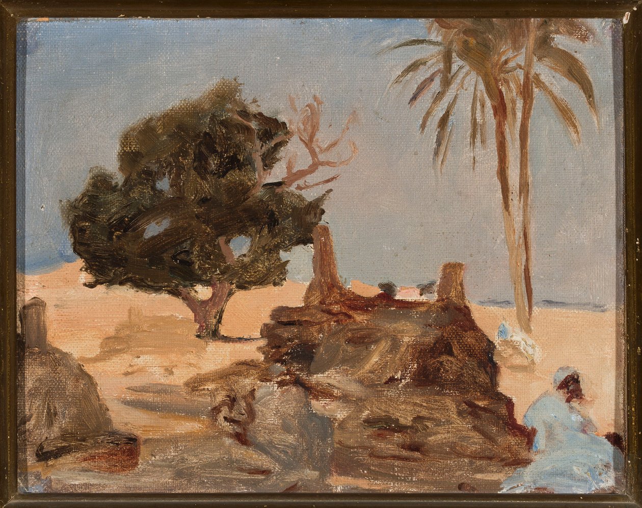 Cimetière près des pyramides. D