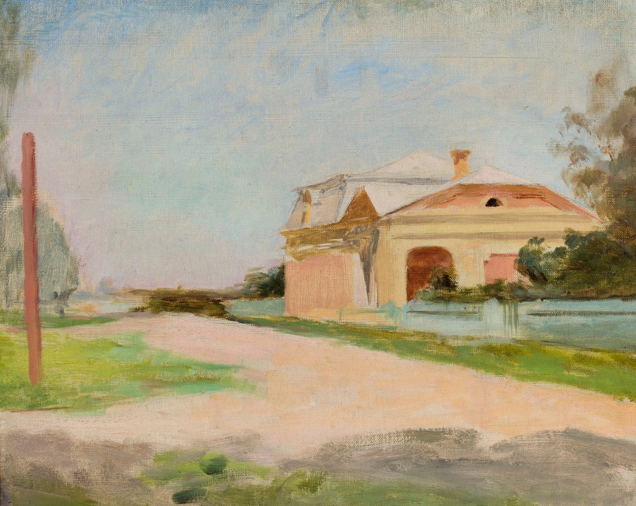 La façade du manoir de Talashkino - Jan Ciągliński
