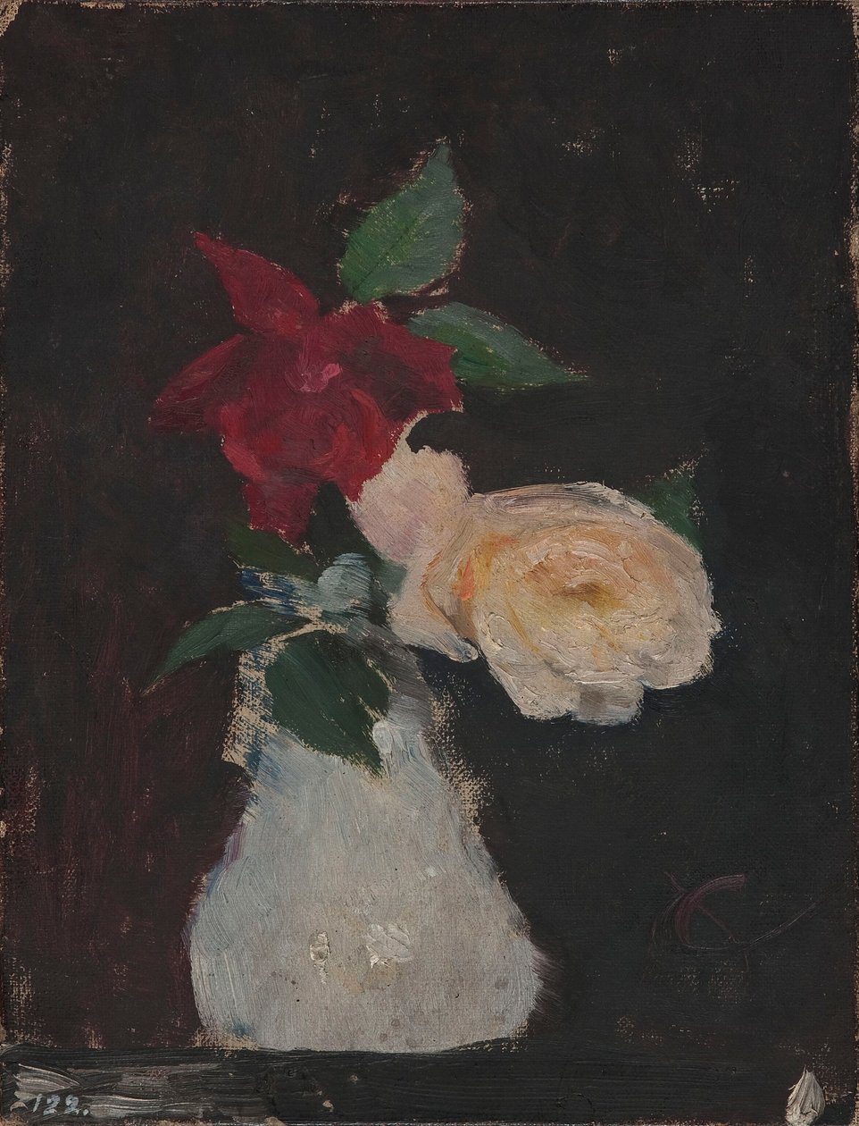 Des roses dans un vase - Jan Ciągliński