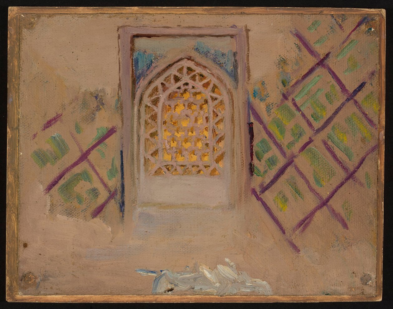 Samarcande, une fenêtre. Extrait d