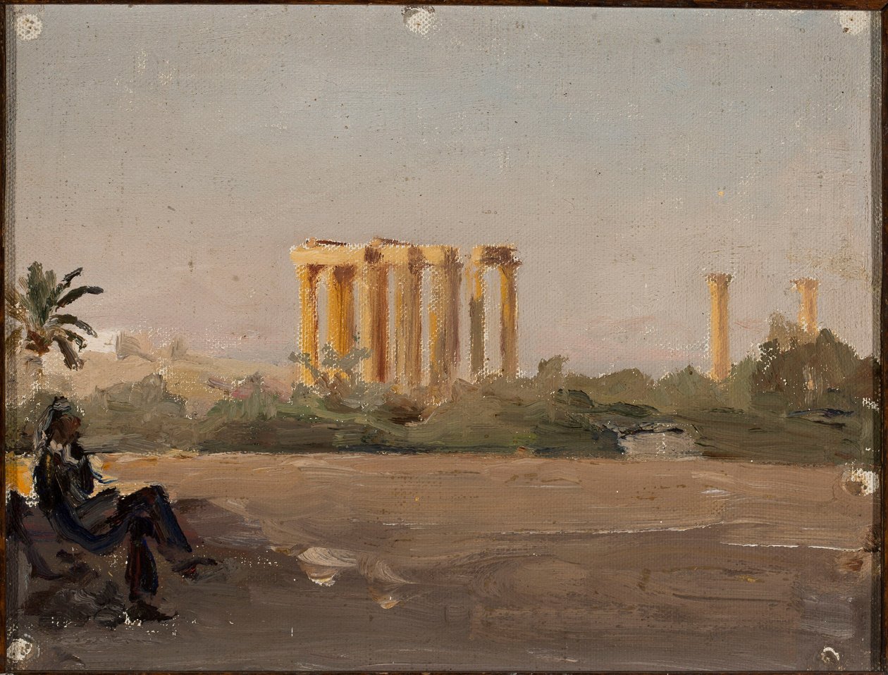 Temple de Jupiter à Athènes. D