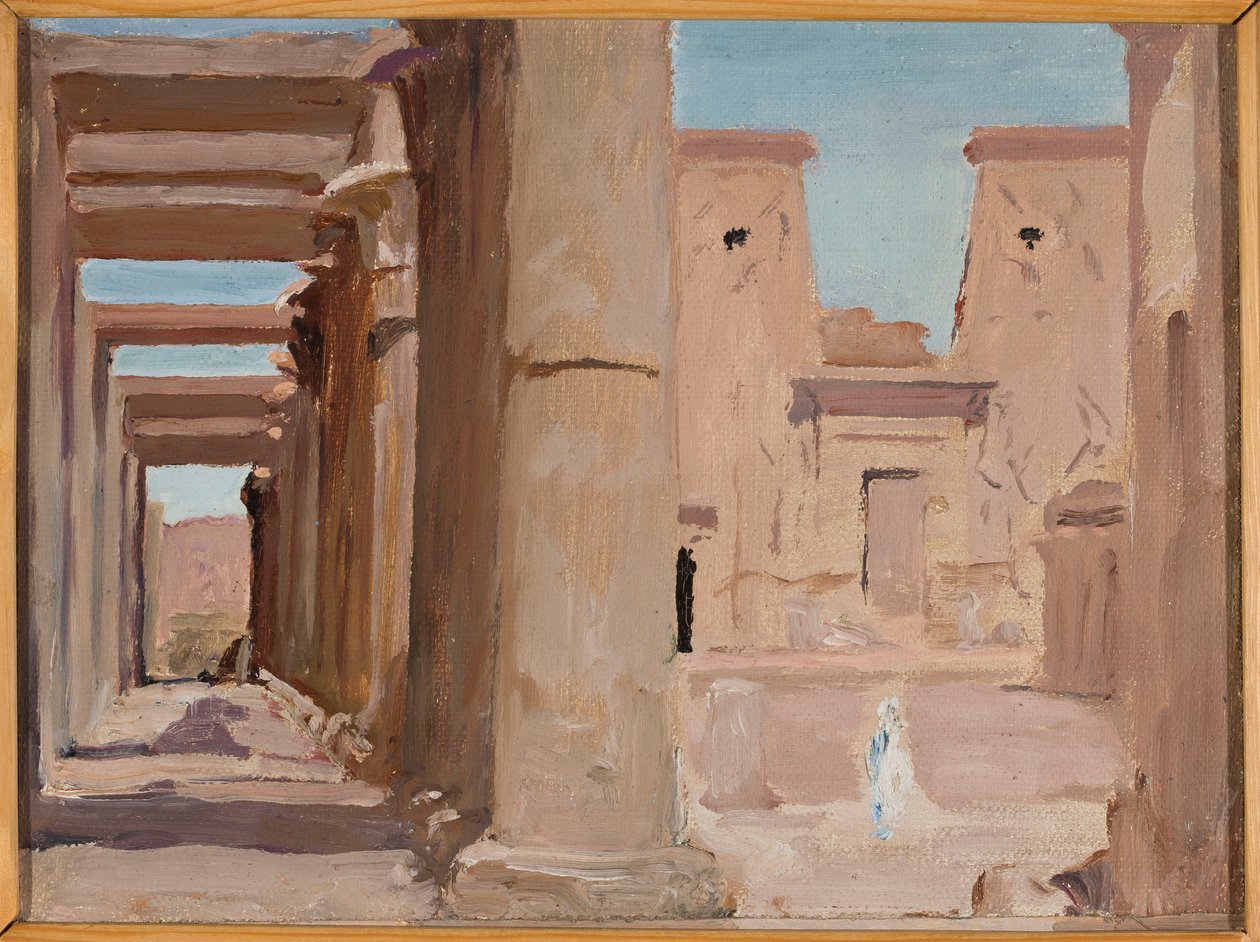 Un temple. Extrait d