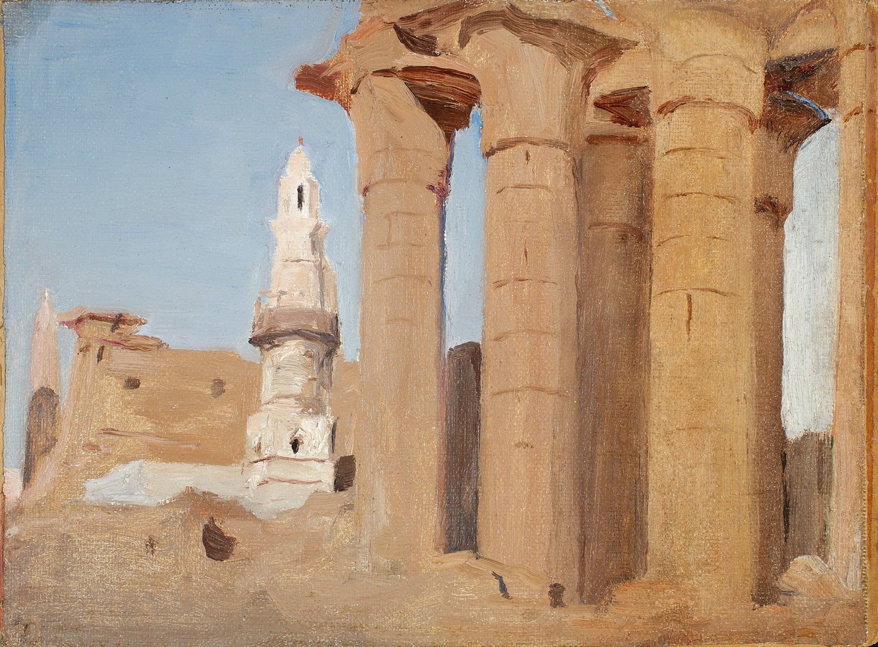 Temple égyptien - Louxor. Extrait d
