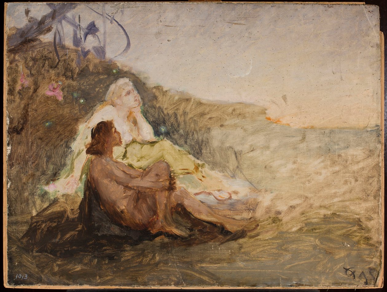 Esquisse pour le tableau « Amour » - Jan Ciągliński