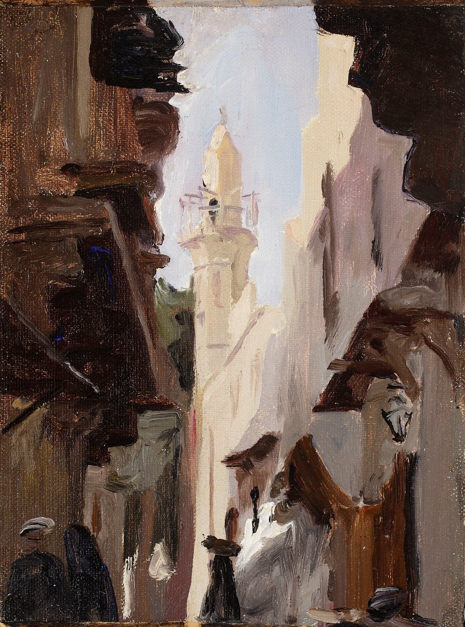 Une rue au Caire. Extrait d