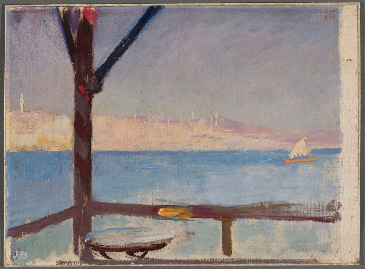 Vue de Constantinople depuis un bateau. Extrait du récit de voyage à Constantinople - Jan Ciągliński