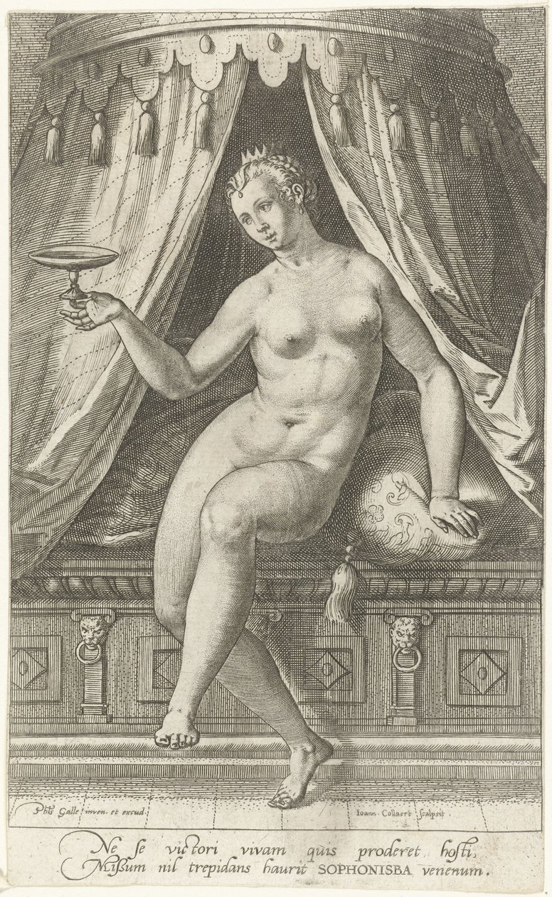 Mort de Sophonisba - Jan Collaert (II)