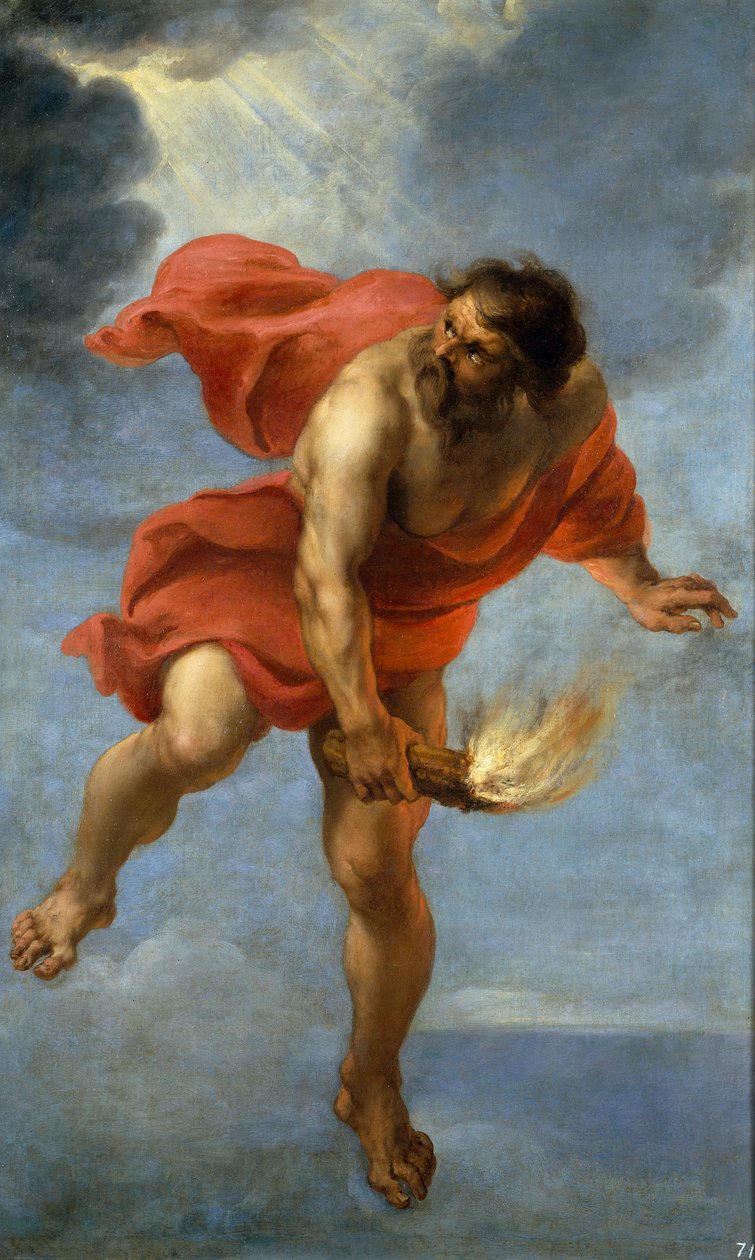 Prométhée portant le feu - Jan Cossiers