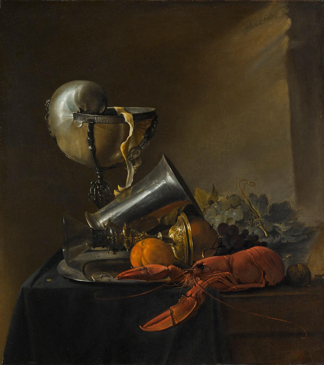 Nature morte avec homard et coupe Nautilus - Jan Davidsz. de Heem