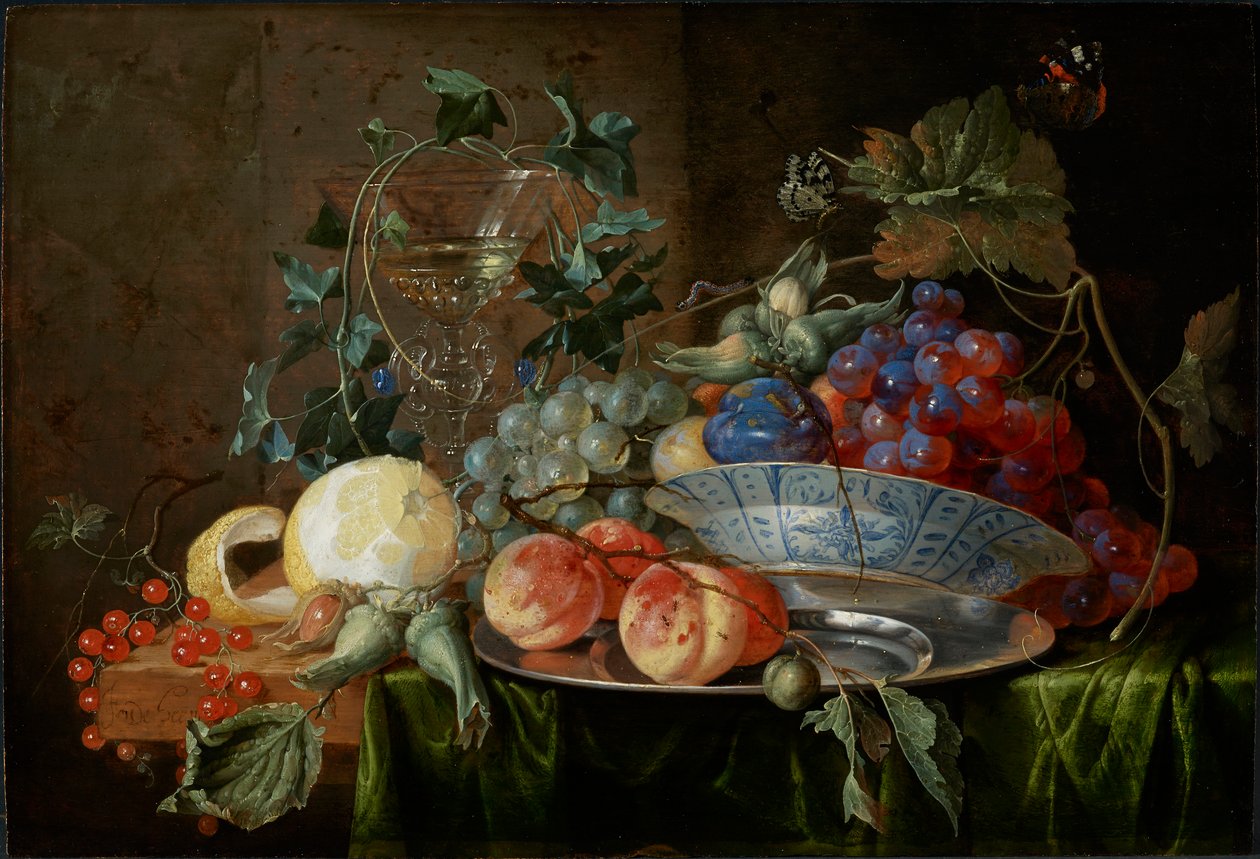 Nature morte avec fruits et un verre à la façon de Venise - Jan Davidsz de Heem