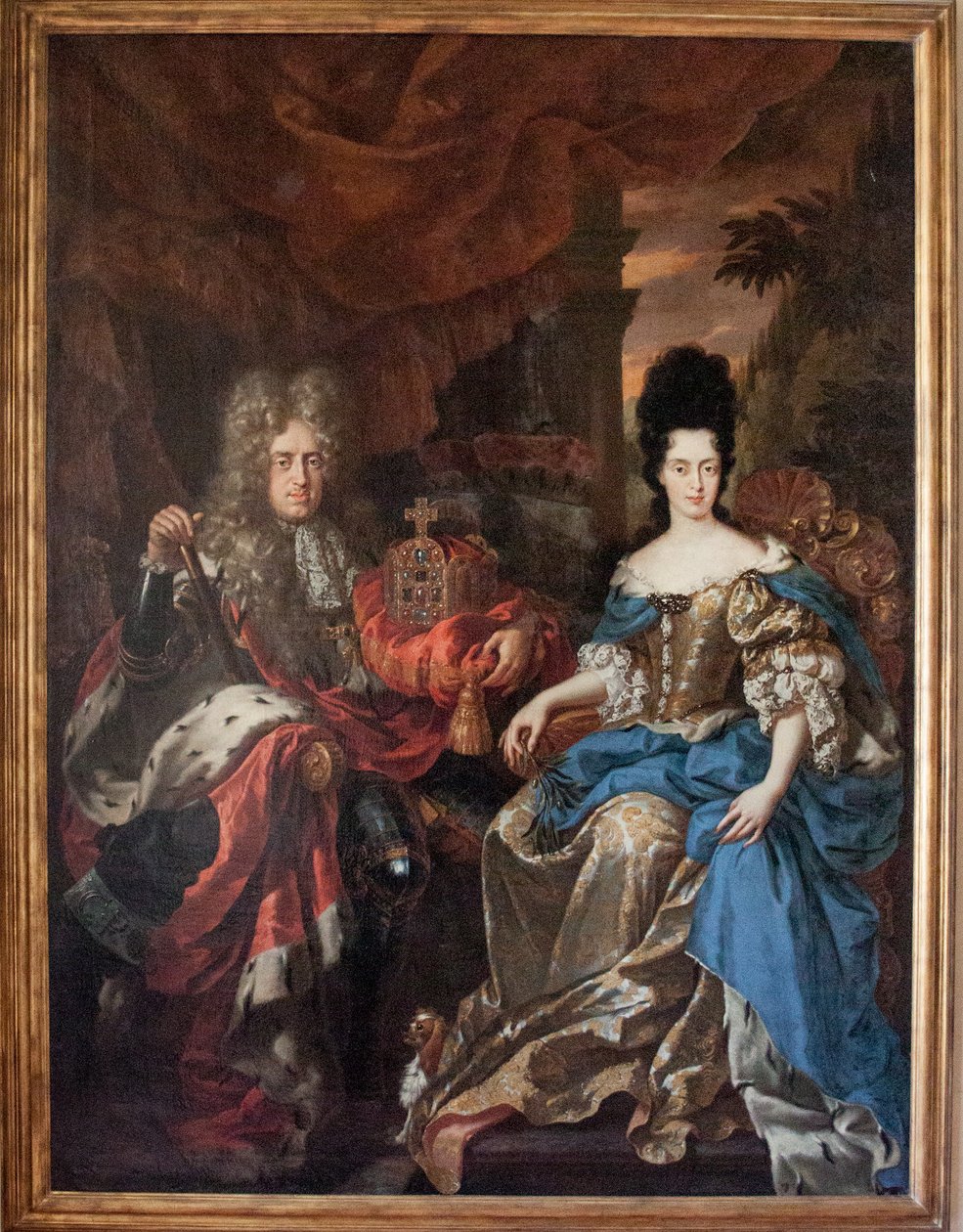 French : Double portrait of Johann Wilhelm von der Pfalz and Anna Maria Luisa de