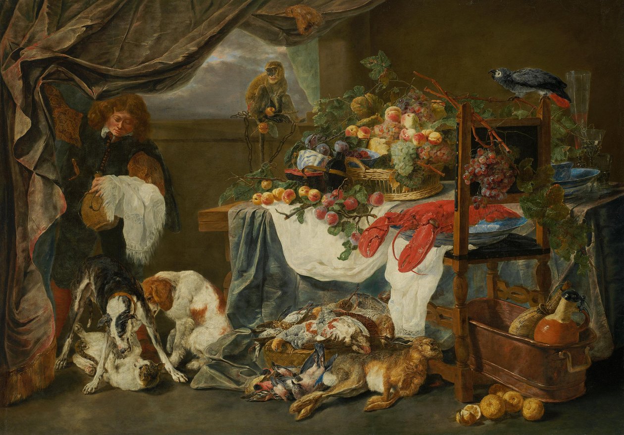 Nature morte au gibier et aux fruits - Jan Fyt