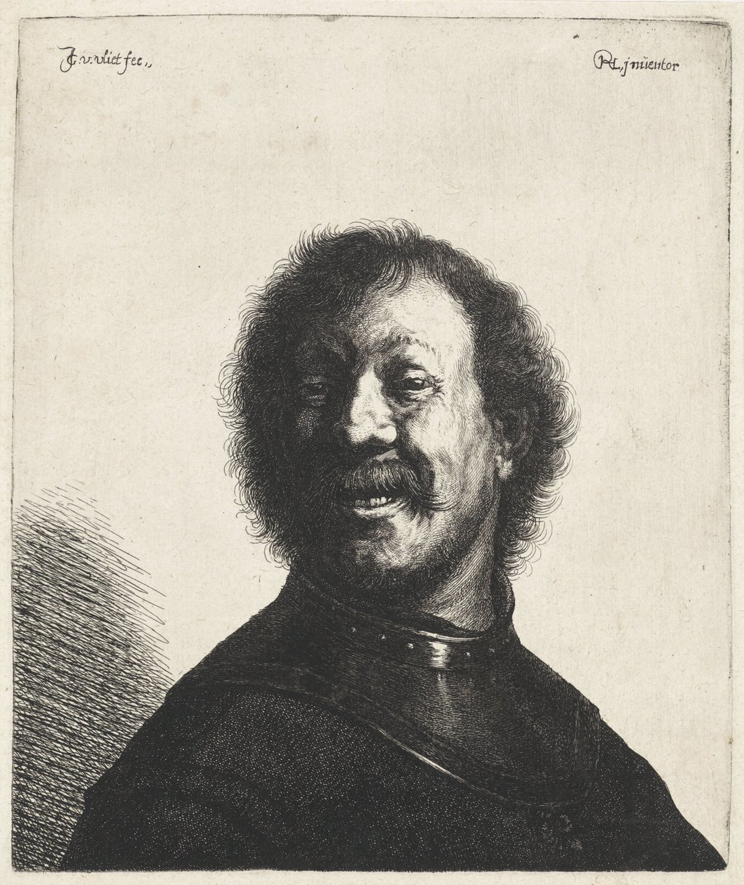 Homme riant avec un col - Jan Gillisz. van Vliet