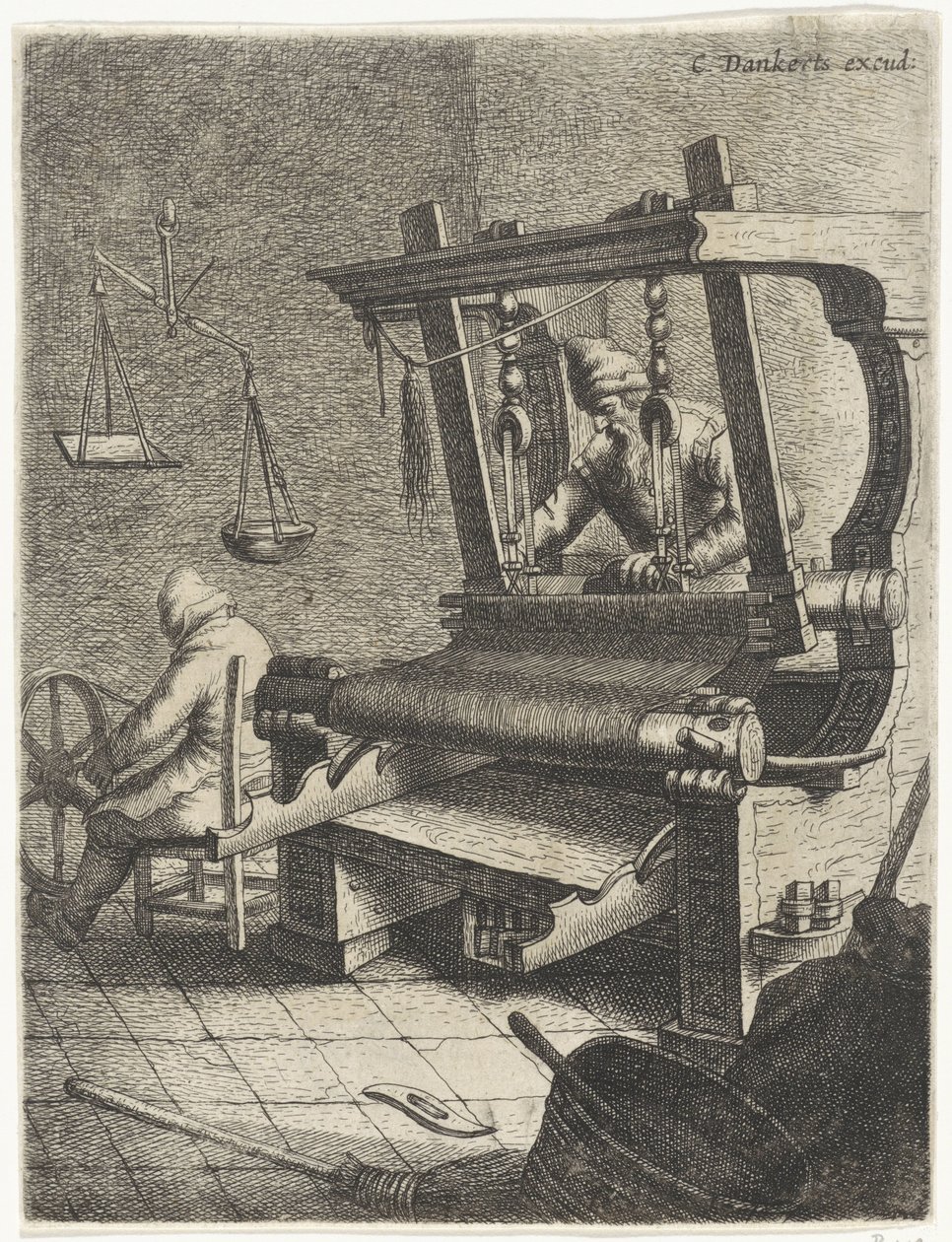 Tisserand (Beroepen) - Jan Gillisz. van Vliet