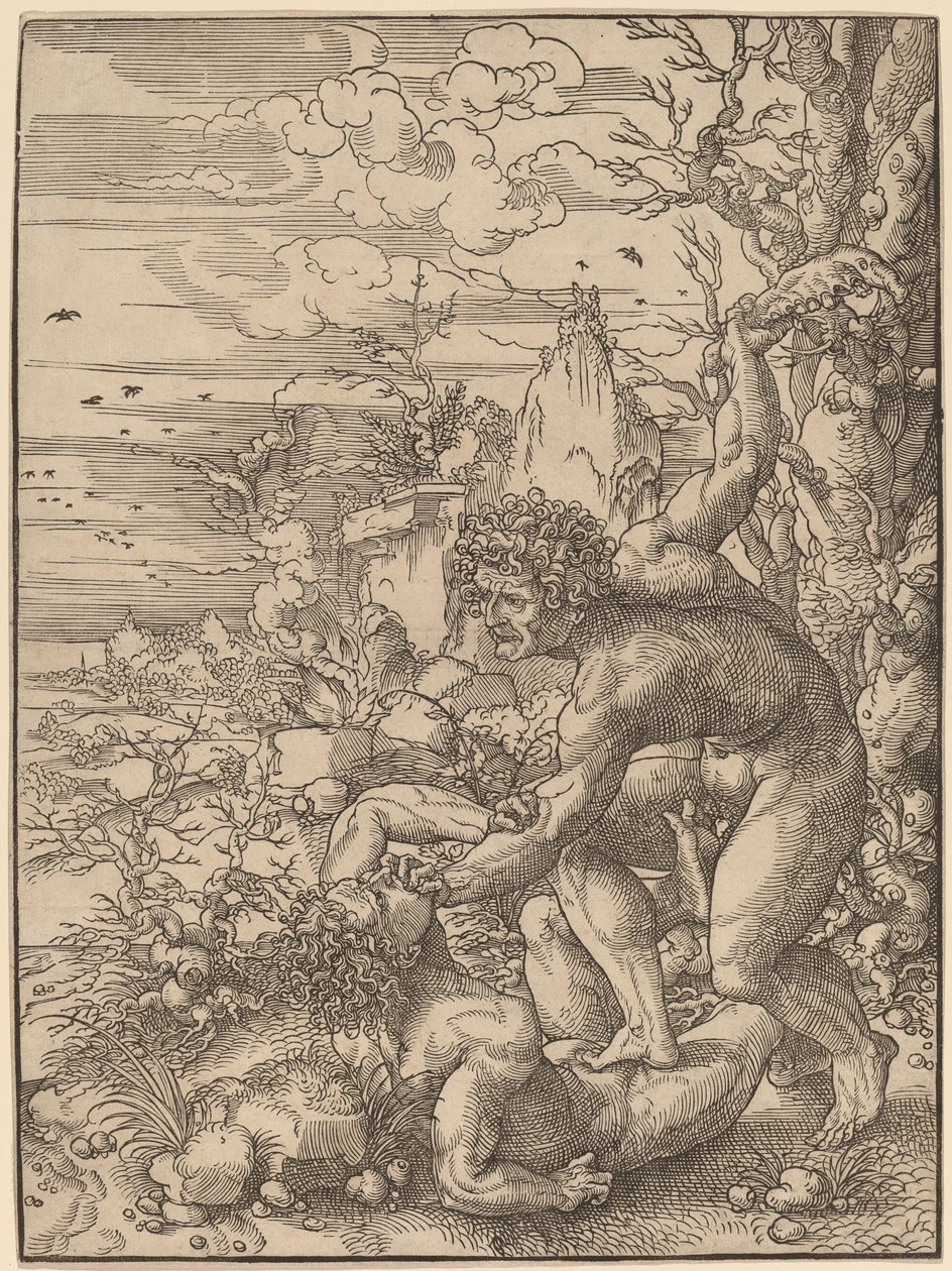 Caïn tuant Abel - Jan Gossaert
