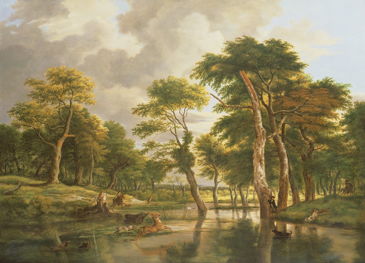 La chasse au cerf - Jan Hackaert
