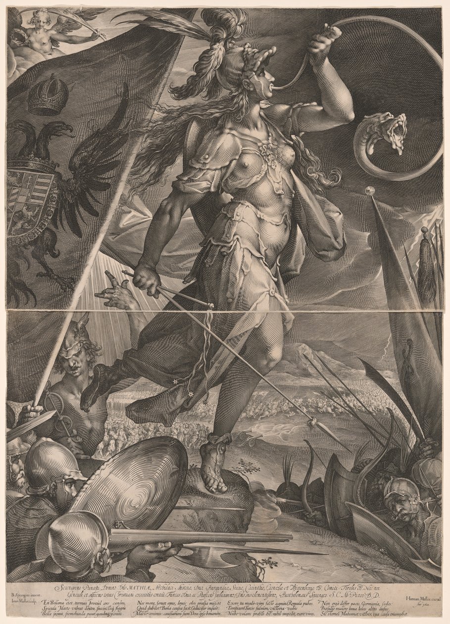Bellona à la tête des armées impériales - Jan Harmensz. Muller