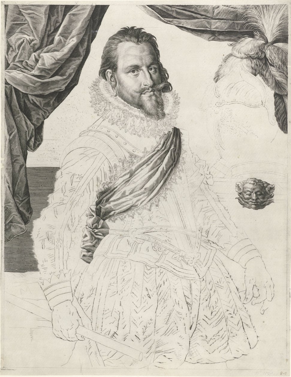 Portrait du roi Christian IV de Danemark et de Norvège - Jan Harmensz. Muller
