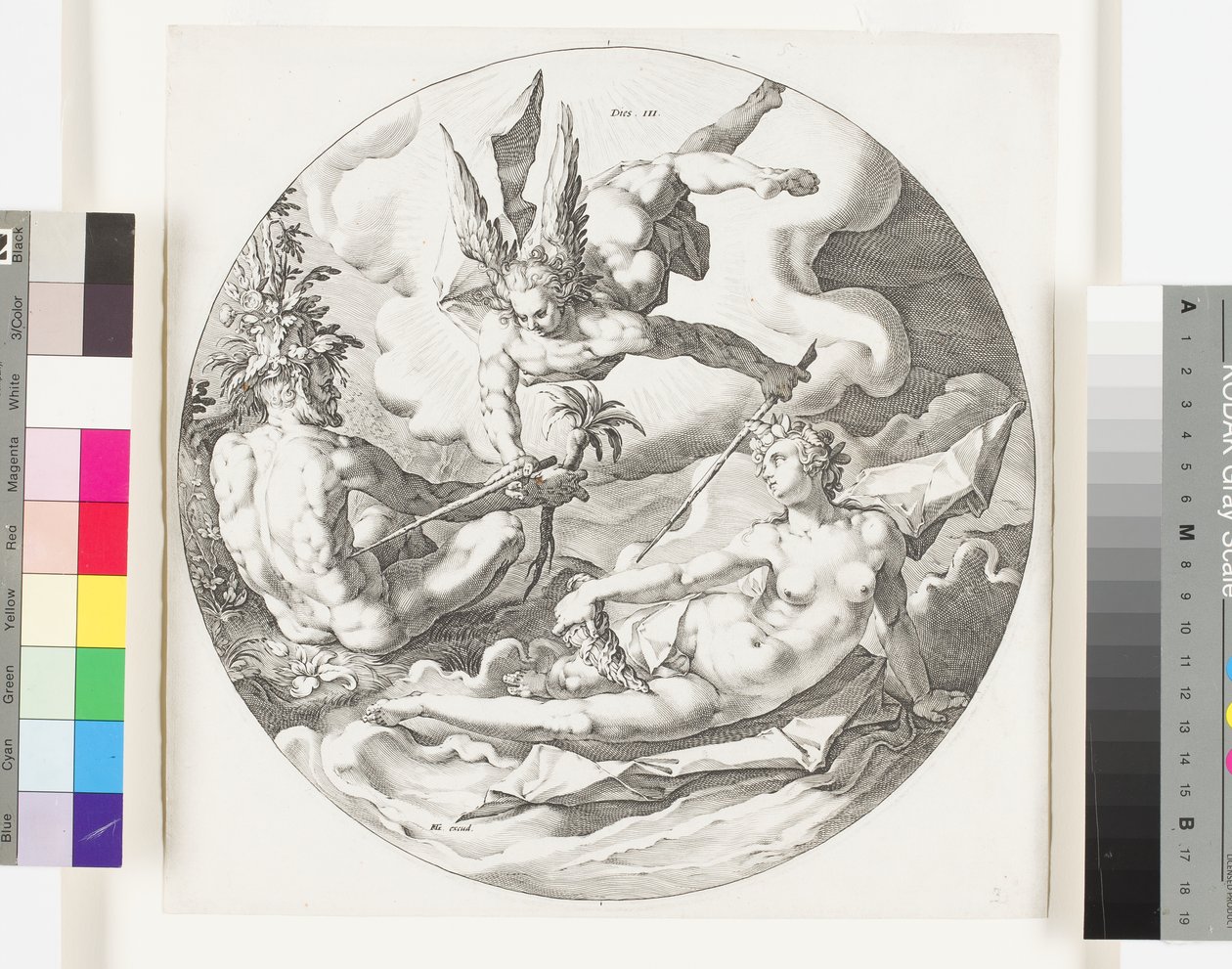 La Création de la Terre Ferme et des Mers, c.1589 - Jan Harmensz Muller