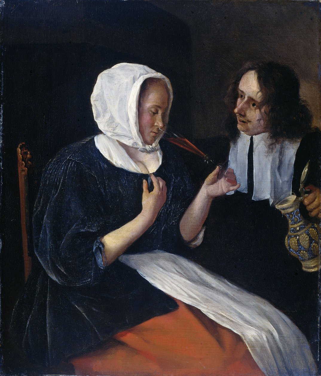 Un couple en train de boire - Jan Havicksz. Steen