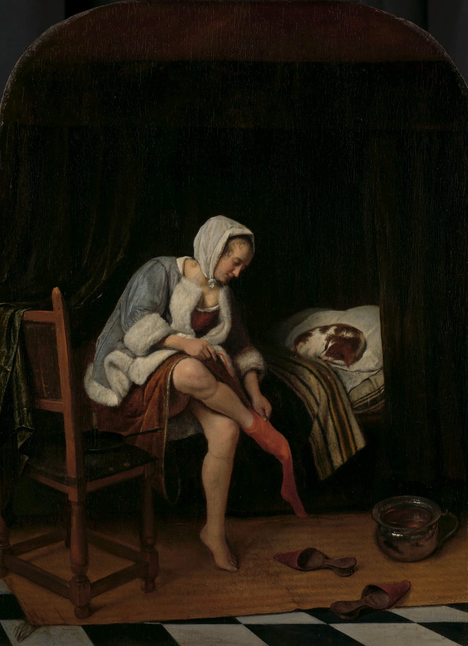 Femme à sa toilette - Jan Havicksz. Steen
