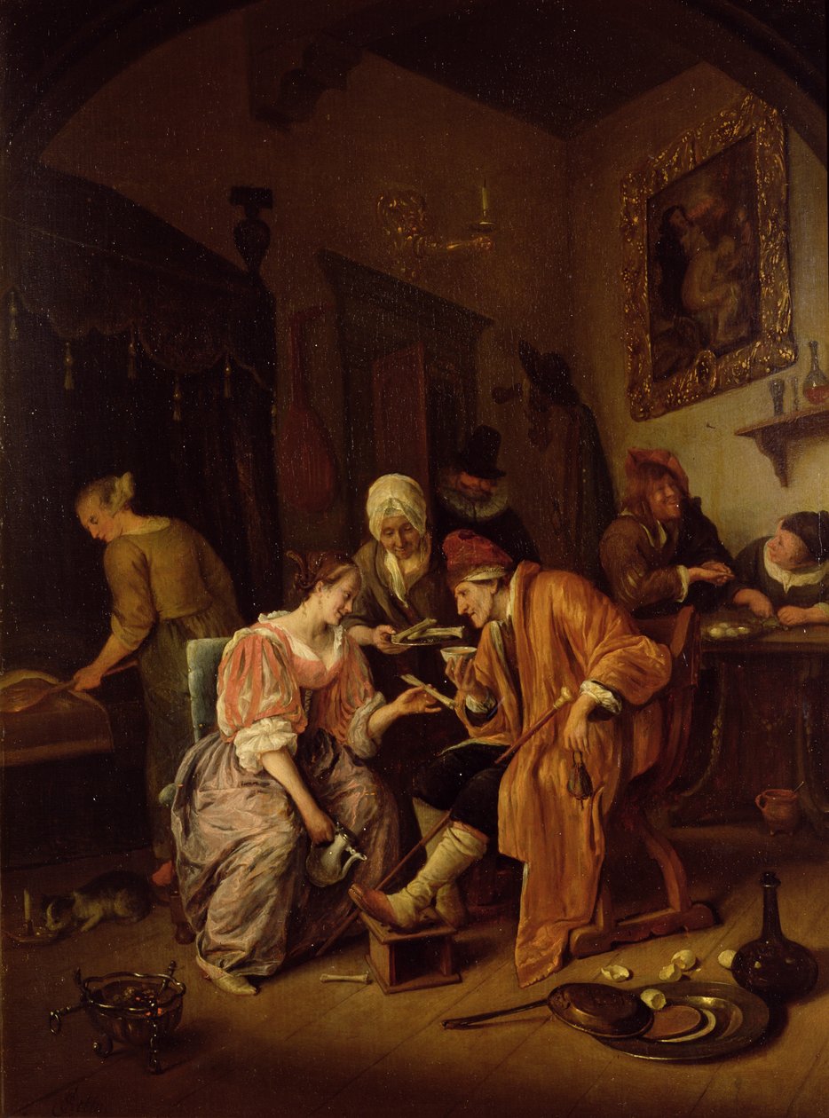 Vieil homme malade - Jan Havickszoon Steen