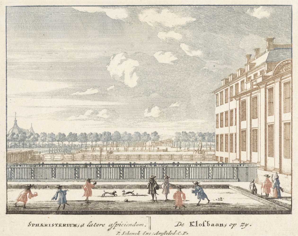 Jeu de Klosbaan au Palais Het Loo, 1694-97 - Jan I van Call