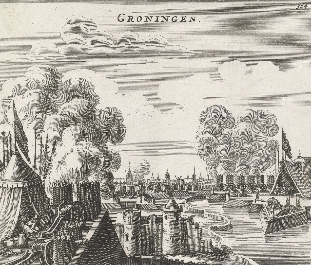 Siège de Groningue - Siège de Groningue (1594) - Jan Janssonius
