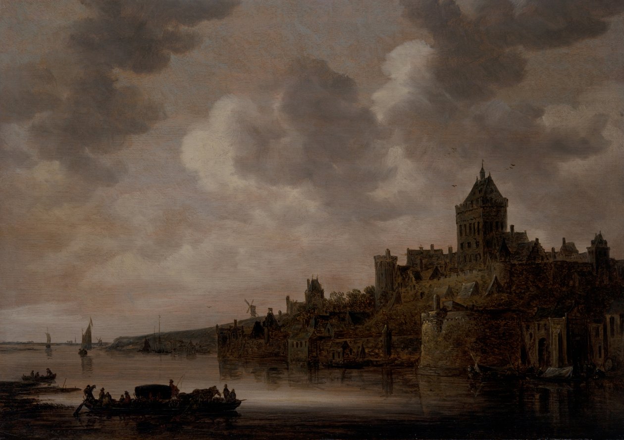 Le Valkhof à Nimègue, c.1640s - Jan Josephsz van Goyen