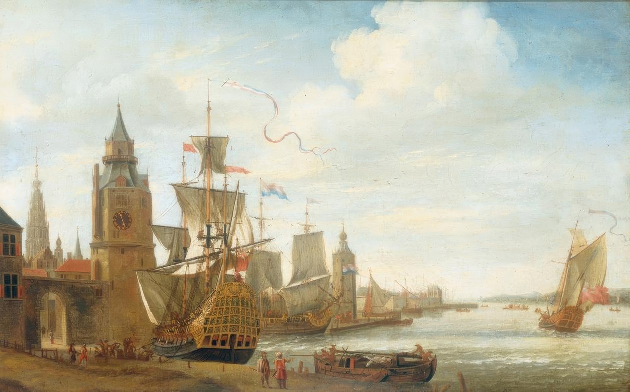Capriccio avec motifs du port d