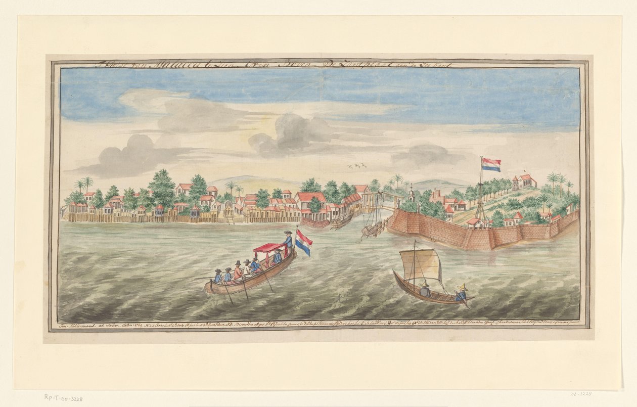 Vue de Malacca depuis la mer - Jan Keldermans