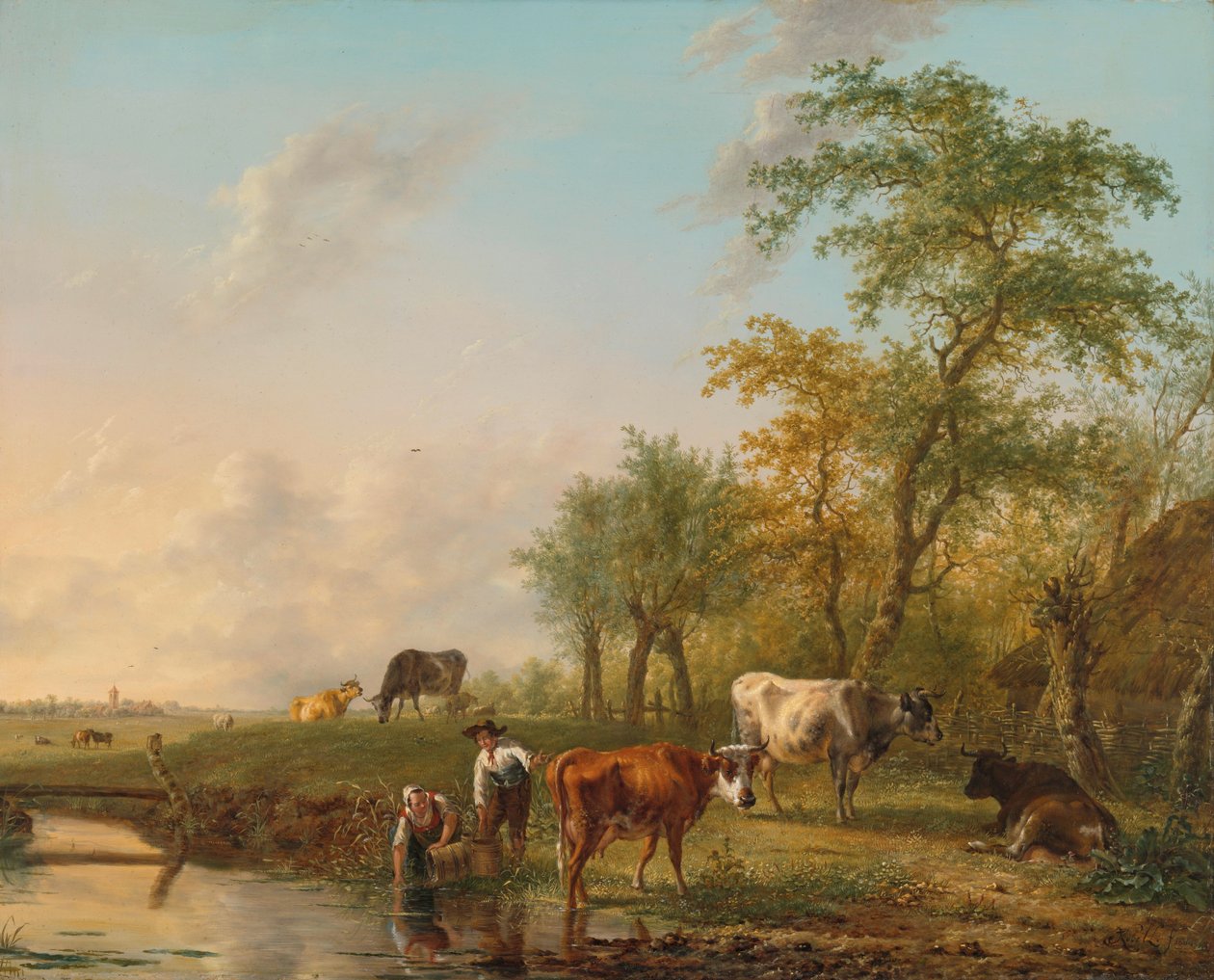 Paysage avec bétail - Jan Kobell (II)