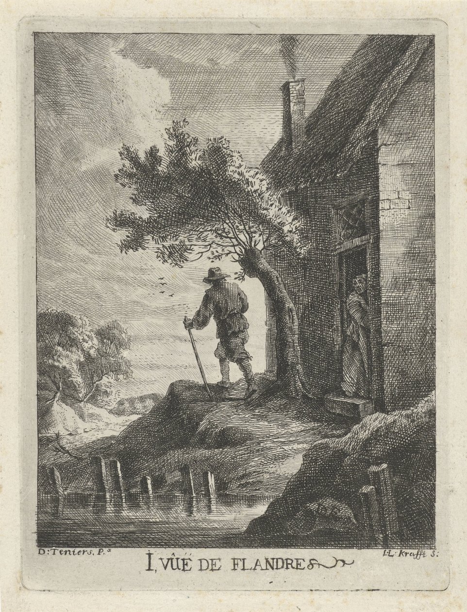 Maison de paysan au bord de l