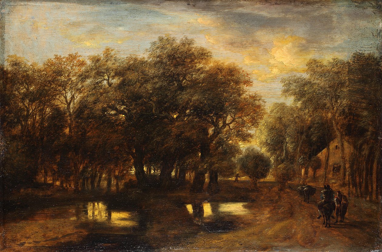 Paysage au crépuscule - Jan Lievens