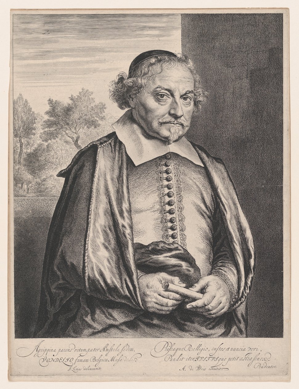 Joost van den Vondel, 17e siècle - Jan Lievens