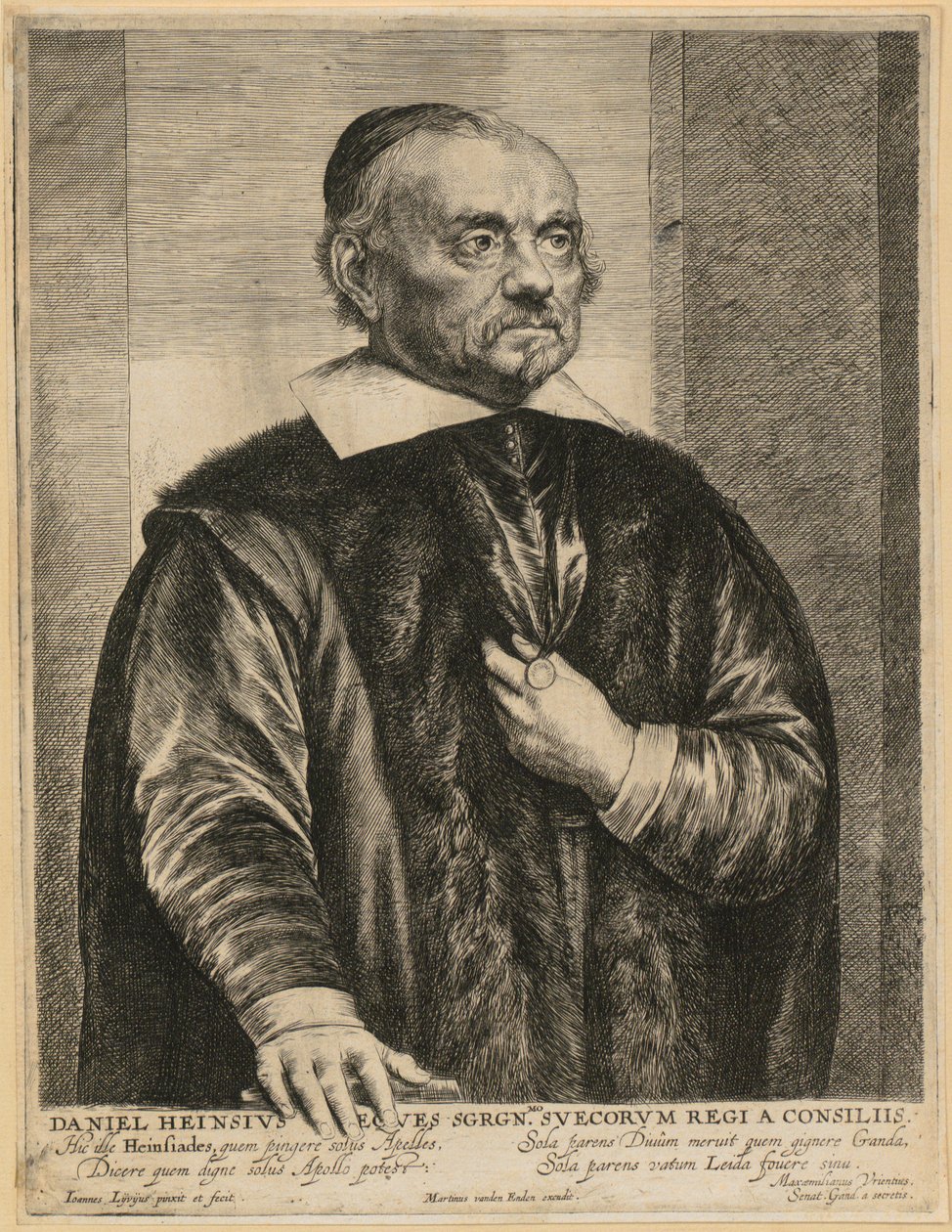 Portrait de Daniel Heinsius - Jan Lievens