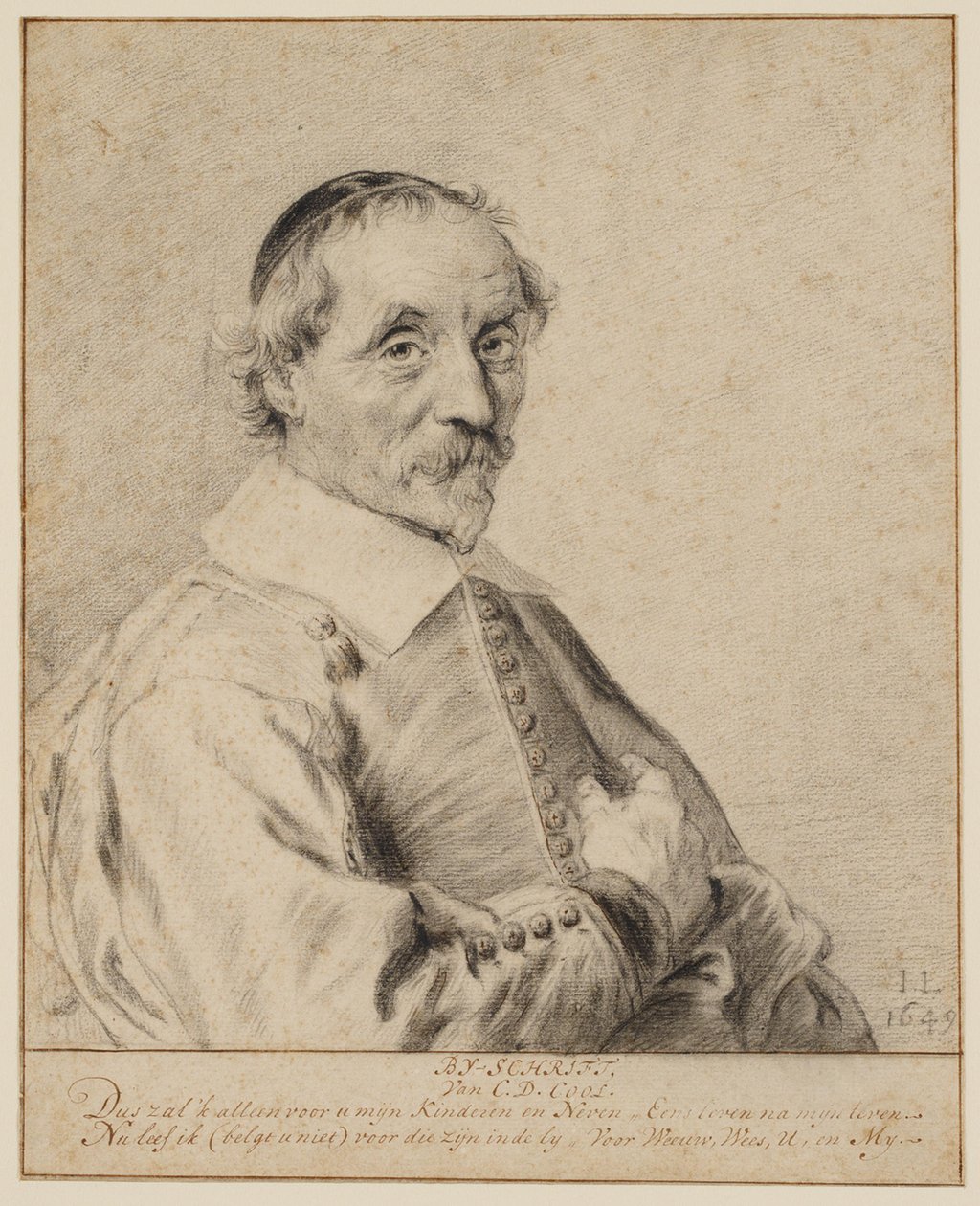 Portrait de Cornelis Dircksz Cool (vers 1593-1669) - Jan Lievens