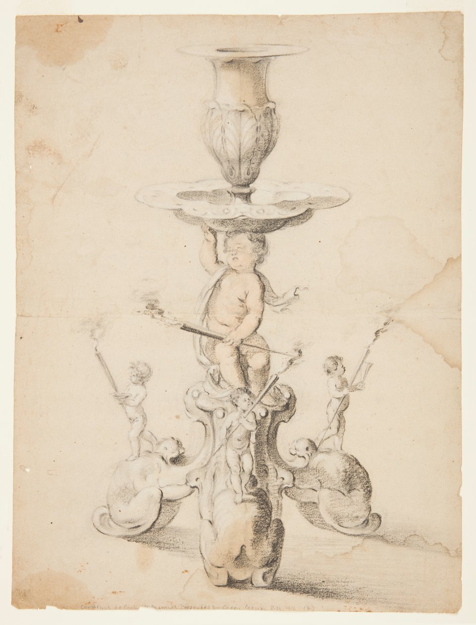 Conception pour un chandelier - Jan Lutma