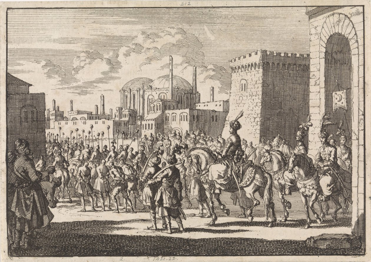 Entrée du sultan Mustafa II à Constantinople, 1695 - Jan Luyken