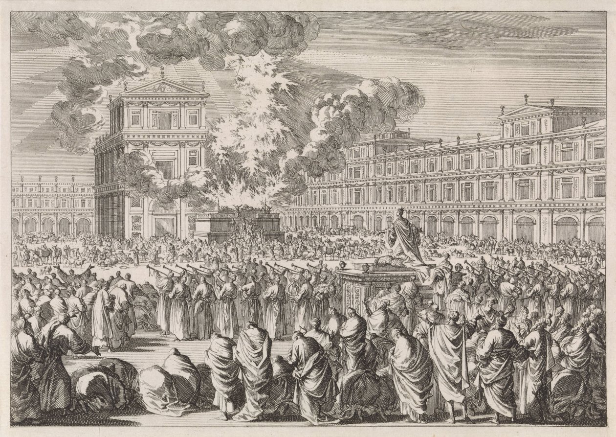 Consécration du temple de Salomon - Jan Luyken