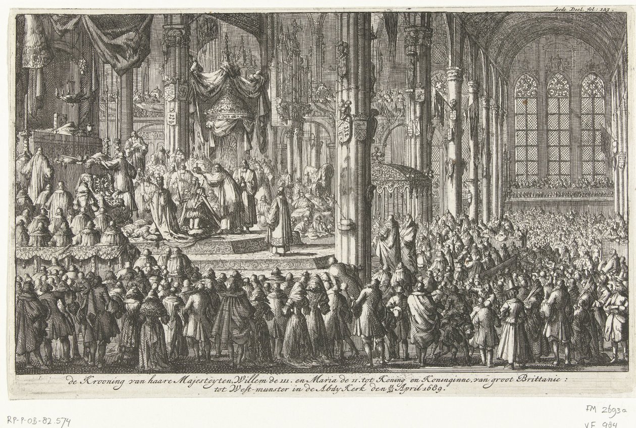 Couronnement de Guillaume III, 1689 - Jan Luyken