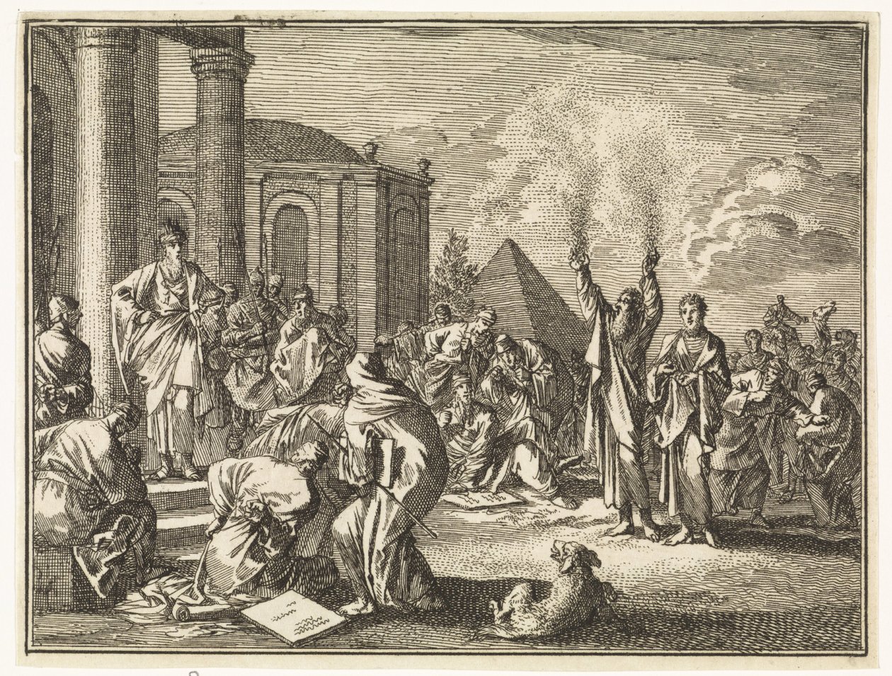 Fléau des ulcères - Jan Luyken