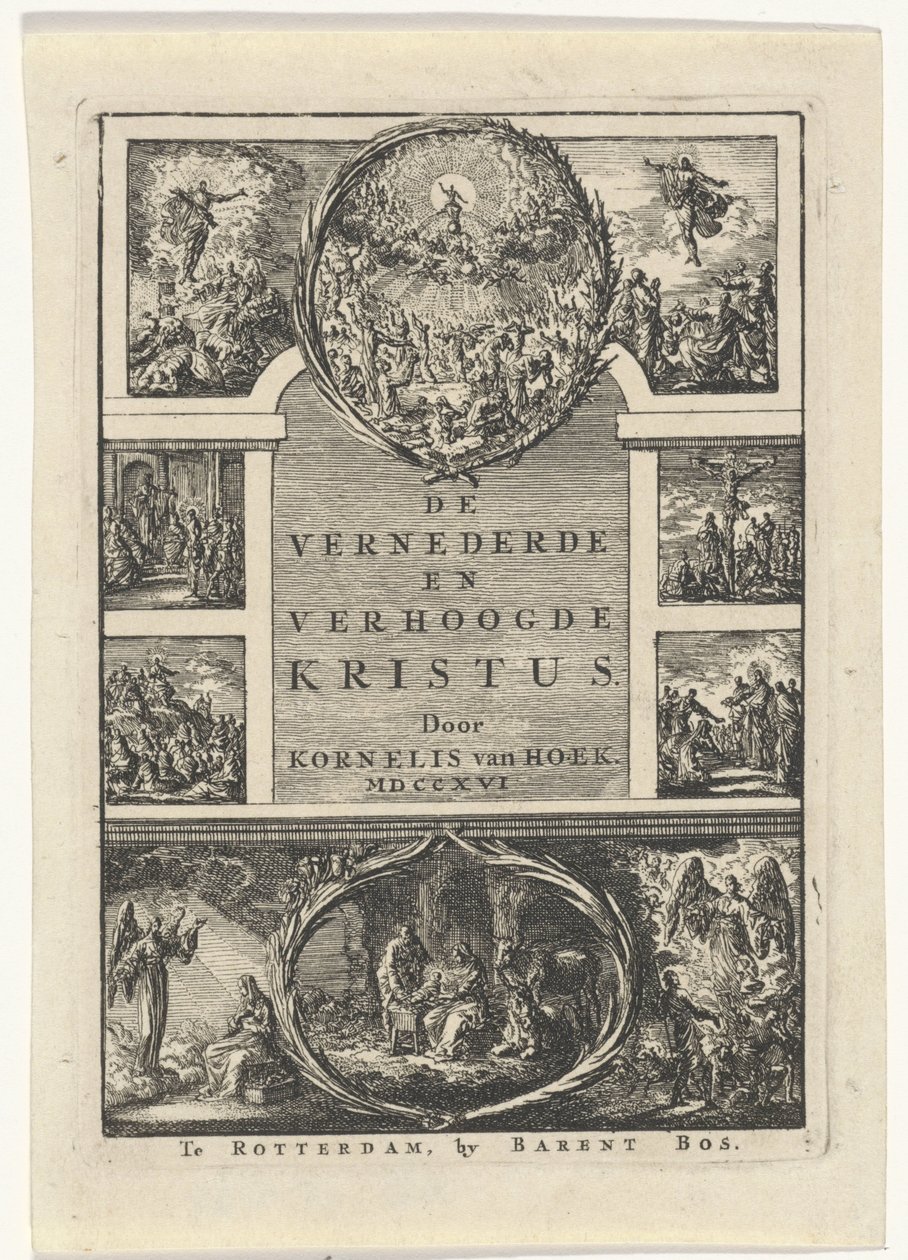 Page de titre pour : Kornelis van Hoek
