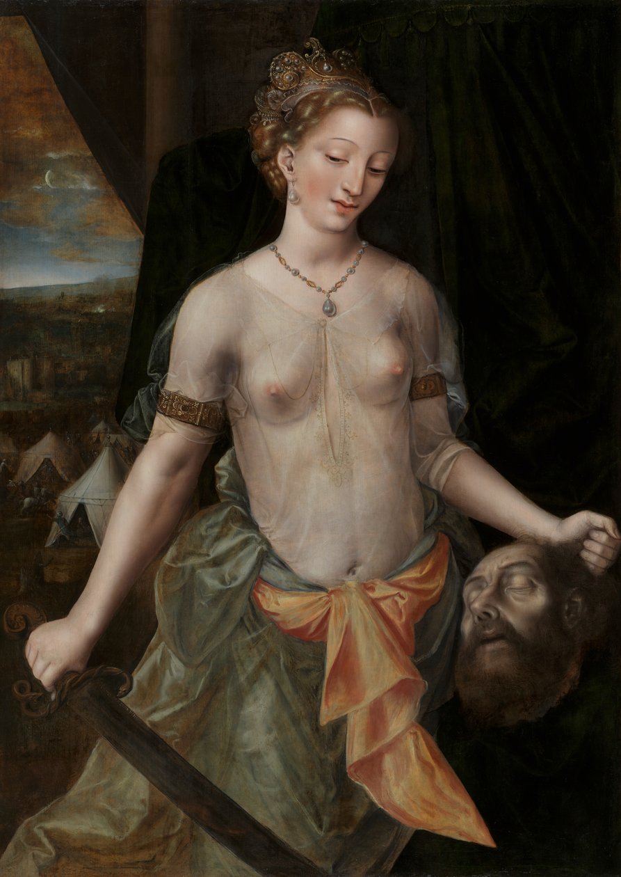 Judith, vers 1554 (huile sur panneau) - Jan Massys or Metsys