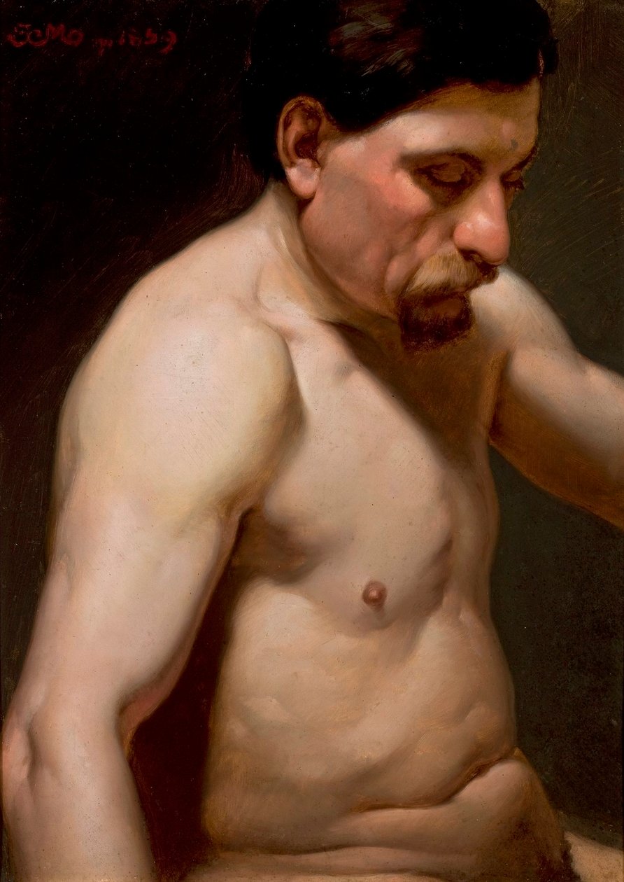 Polonais : Homme semi-nu - Jan Matejko
