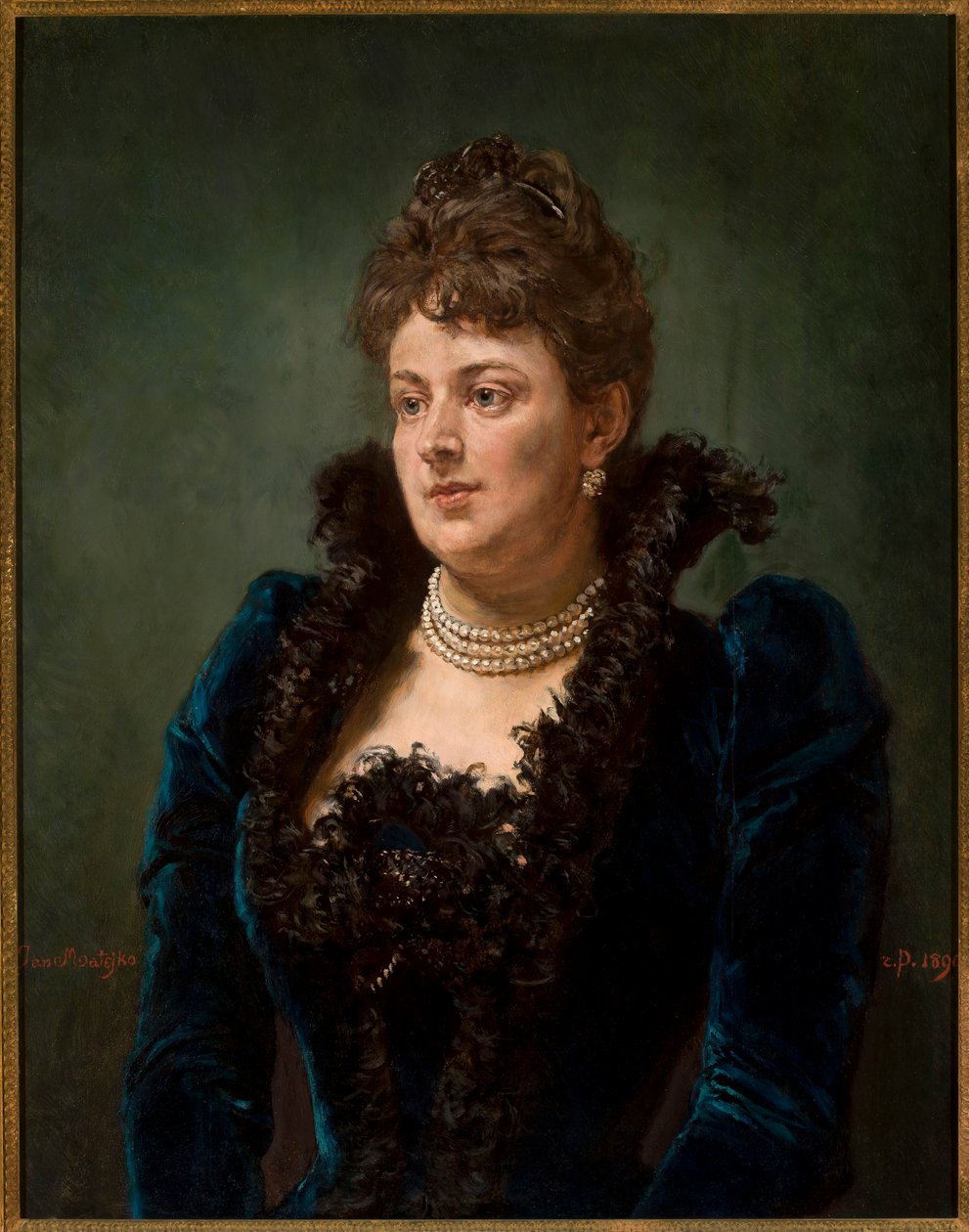Portrait de Bona Ossowiecka - Jan Matejko