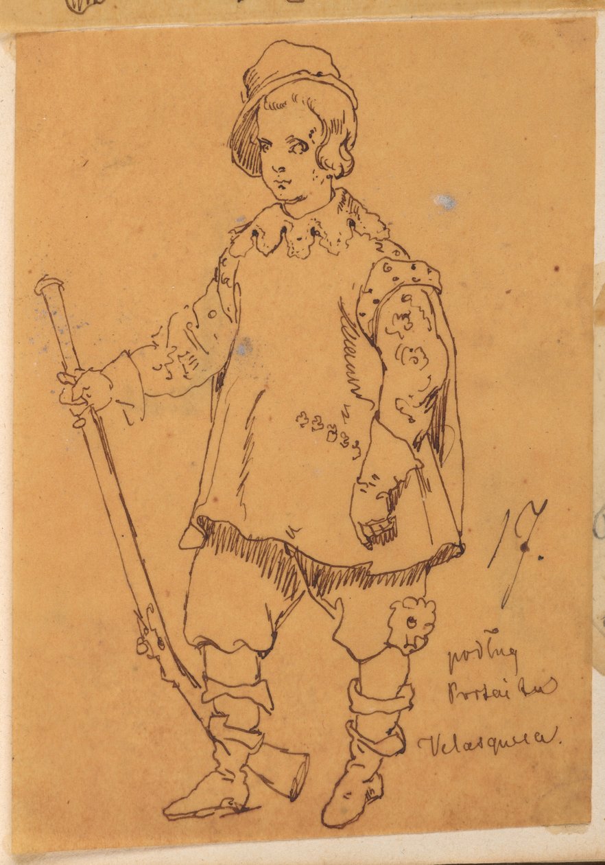 Skarbczyk. Jüngling mit Gewehr. - Jan Matejko