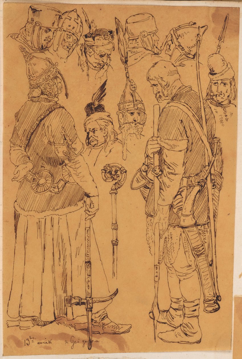Skarbczyk. Krieger aus dem 13. Jahrhundert - Jan Matejko