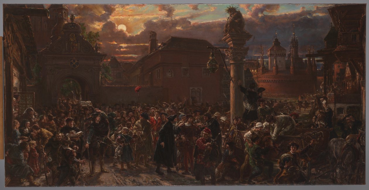 Départ des étudiants de Cracovie en l